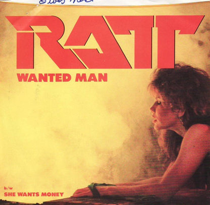 Ratt : Wanted Man (7", Single)