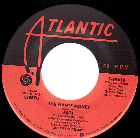 Ratt : Wanted Man (7", Single)