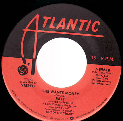 Ratt : Wanted Man (7", Single)