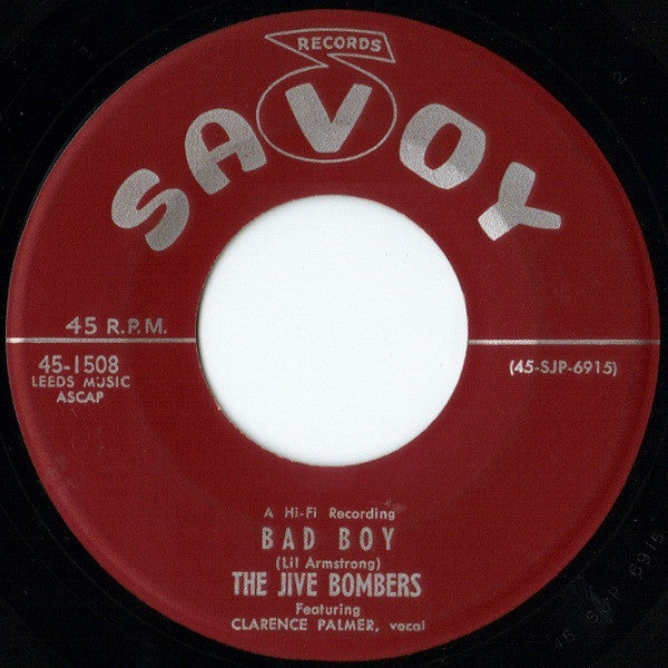 The Jive Bombers : Bad Boy (7", Single)