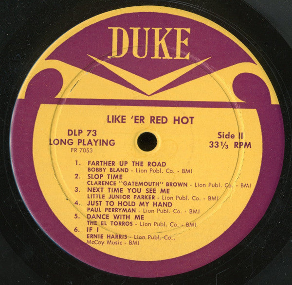 Various : Like 'Er Red Hot (LP, Comp, Mono)