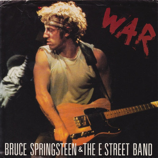 Bruce Springsteen & The E-Street Band : War (7", Single, Promo, Styrene)