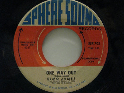 Elmore James : My Bleeding Heart / One Way Out (7", Promo)