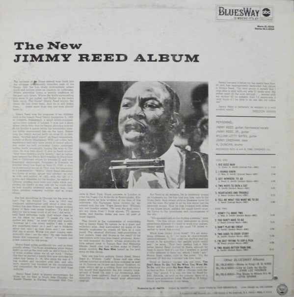 Jimmy Reed : The New Jimmy Reed Album (LP, Album, Mono)