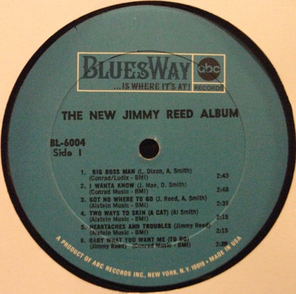 Jimmy Reed : The New Jimmy Reed Album (LP, Album, Mono)
