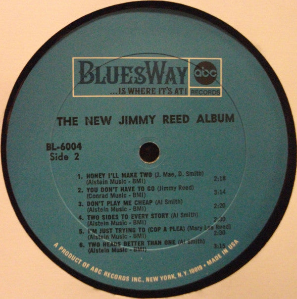 Jimmy Reed : The New Jimmy Reed Album (LP, Album, Mono)