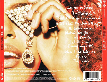 Jordin Sparks : Battlefield (CD, Album)