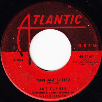 Big Joe Turner : Teen Age Letter / Wee Baby Blues (7", Single)