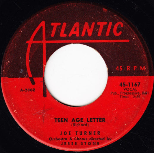 Big Joe Turner : Teen Age Letter / Wee Baby Blues (7", Single)