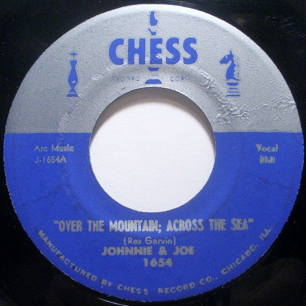 Johnnie & Joe : Over The Mountain; Across The Sea (7", Single, Styrene, Pla)