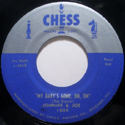 Johnnie & Joe : Over The Mountain; Across The Sea (7", Single, Styrene, Pla)