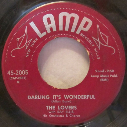 The Lovers (12) With Ray Ellis And His Orchestra And Chorus : Gotta Whole Lot Of Lovin' To Do / Darling It's Wonderful (7")
