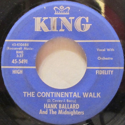 Hank Ballard & The Midnighters : Continental Walk (7")