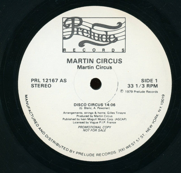 Martin Circus : Martin Circus (LP, Album, Promo)