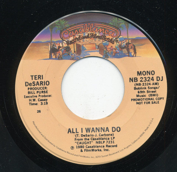 Teri Desario : All I Wanna Do (7", Single, Mono, Promo)