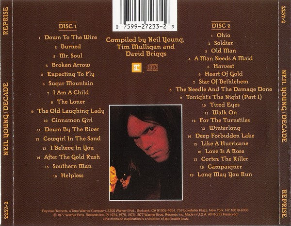 Neil Young : Decade (2xCD, Comp, RE, Fat)