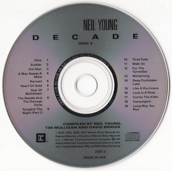Neil Young : Decade (2xCD, Comp, RE, Fat)