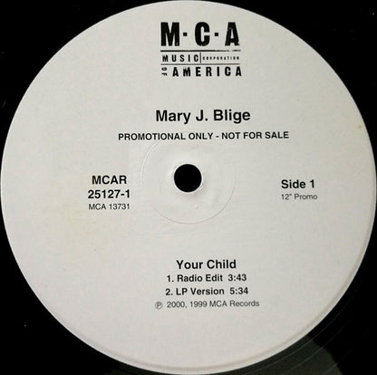 Mary J. Blige : Your Child (12", Promo)