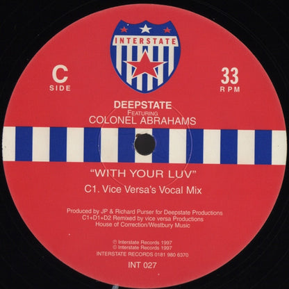 Deepstate Featuring Colonel Abrams : With Your Luv (2x12")