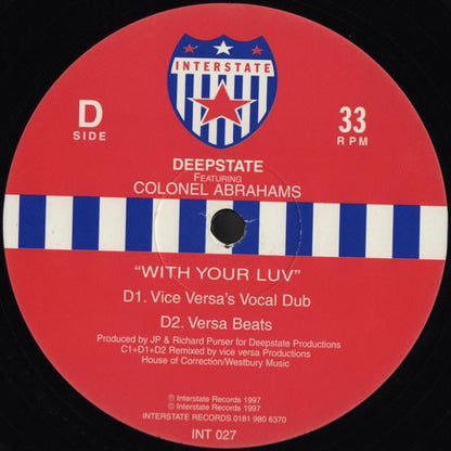 Deepstate Featuring Colonel Abrams : With Your Luv (2x12")