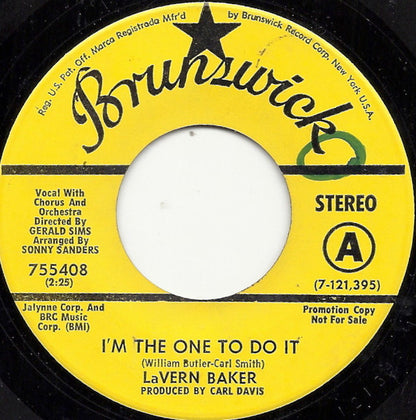 LaVern Baker : I'm The One To Do It / Baby (7", Promo)