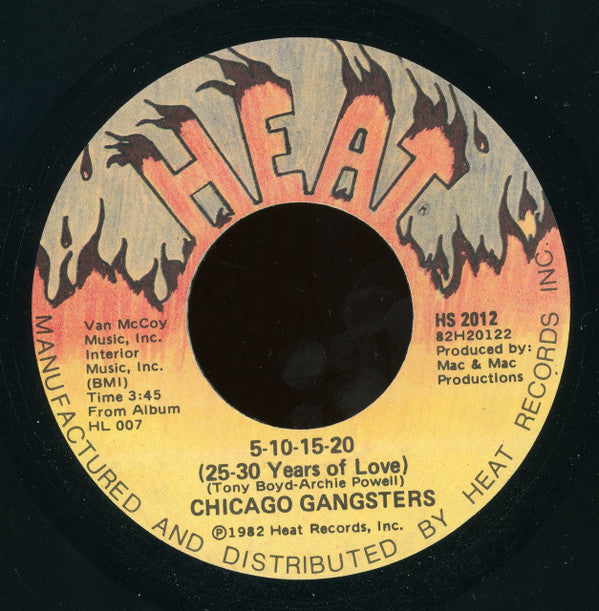 Chicago Gangsters : Break Your Promise / 5-10-15-20 (25-30 Years of Love) (7")