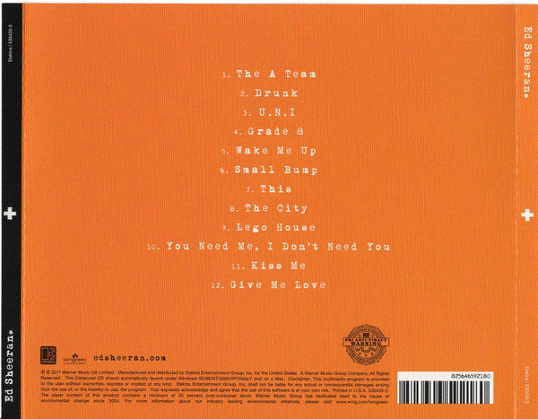 Ed Sheeran : + (CD, Album, Enh)