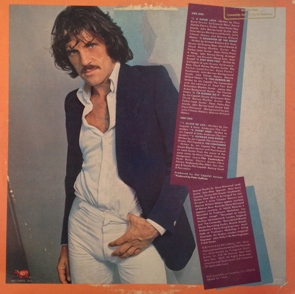 Jim Capaldi : Daughter Of The Night (LP, Album, Promo)