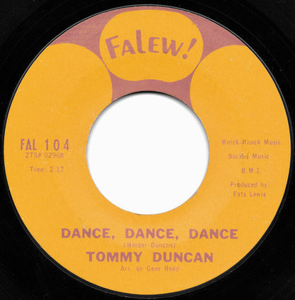 Tommy Duncan (2) : Let's Try It Over Again / Dance, Dance, Dance (7", Single, Styrene)