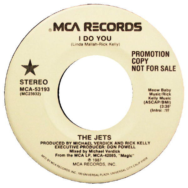 The Jets : I Do You (7", Single, Promo)
