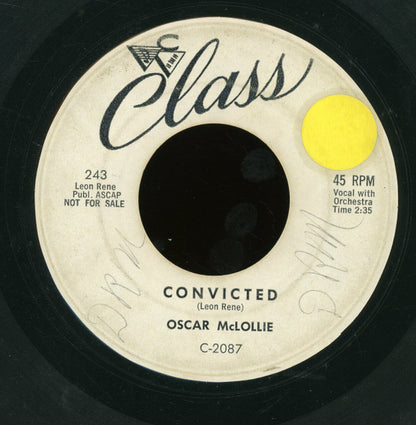 Oscar McLollie : My Heart Speaks / Convicted (7", Promo)