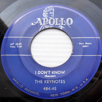 The Keynotes (3) : I Don't Know / A Star (7", Single)