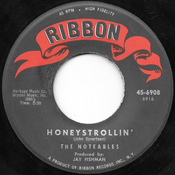 The Noteables (3) : Tonto / Honeystrollin' (7", Single)