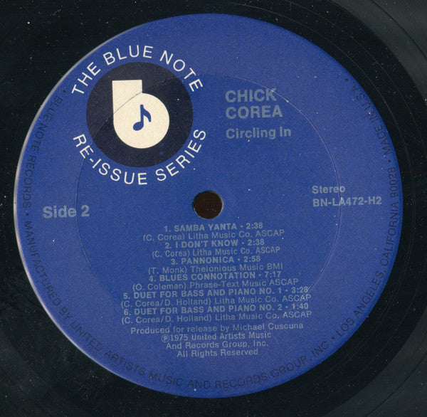 Chick Corea : Circling In (2xLP, Album)