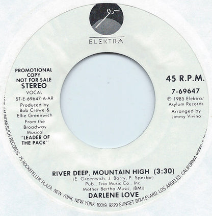 Darlene Love : River Deep, Mountain High (7", Single, Promo)
