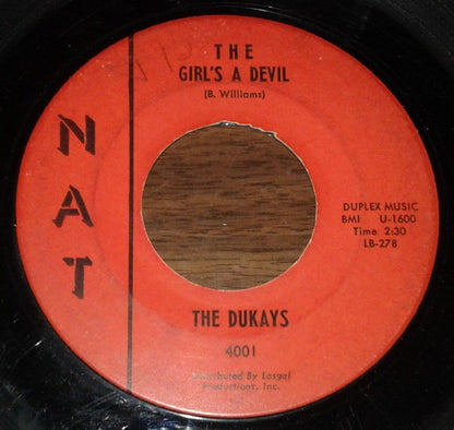 The Dukays : The Girl's A Devil / The Big Lie (7")