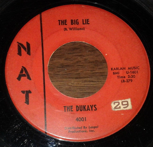 The Dukays : The Girl's A Devil / The Big Lie (7")