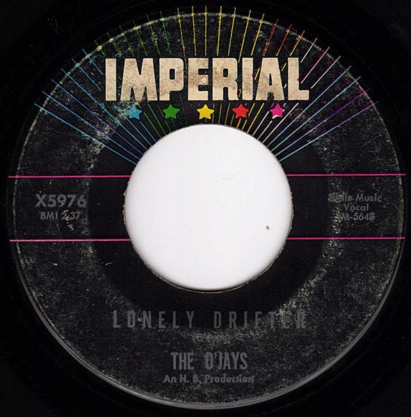The O'Jays : Lonely Drifter / That's Enough (7")