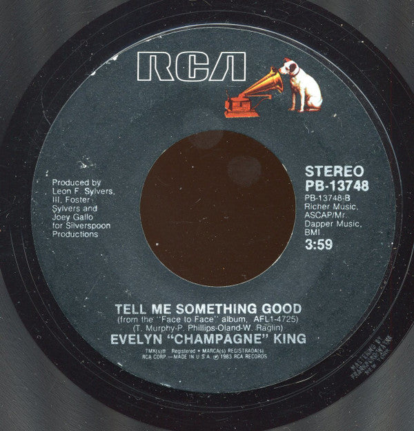 Evelyn King : Shake Down / Tell Me Something Good (7", Styrene)