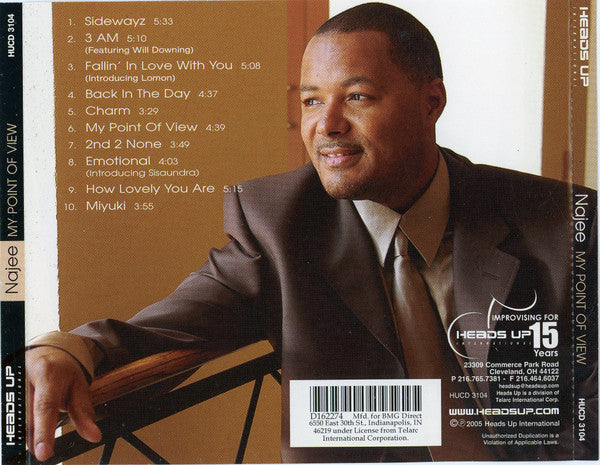 Najee : My Point Of View (CD, Album, Club, BMG)