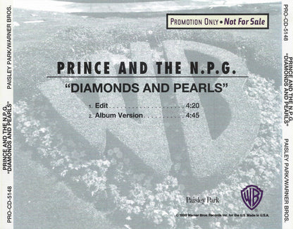 Prince And The New Power Generation : Diamonds And Pearls (CD, Single, Promo)