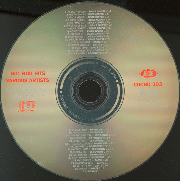 Various : 32 Hot Rod Hits (CD, Comp)