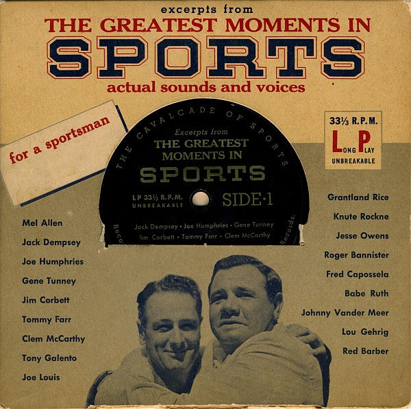 Various : Excerpts From The Greatest Moments In Sports (7", EP, Styrene)