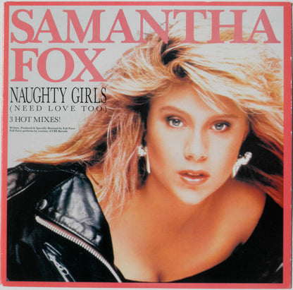 Samantha Fox : Naughty Girls (Need Love Too) / I Surrender (To The Spirit Of The Night) (12", Promo)