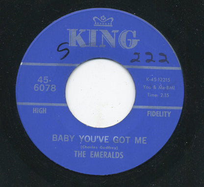 Luther Bond And The Emeralds : Baby You've Got Me / Promises (7")