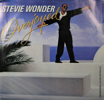 Stevie Wonder : Overjoyed (7", Promo)