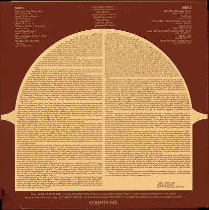 Uncle Dave Macon & His Fruit Jar Drinkers : Go Long Mule (LP, Comp)