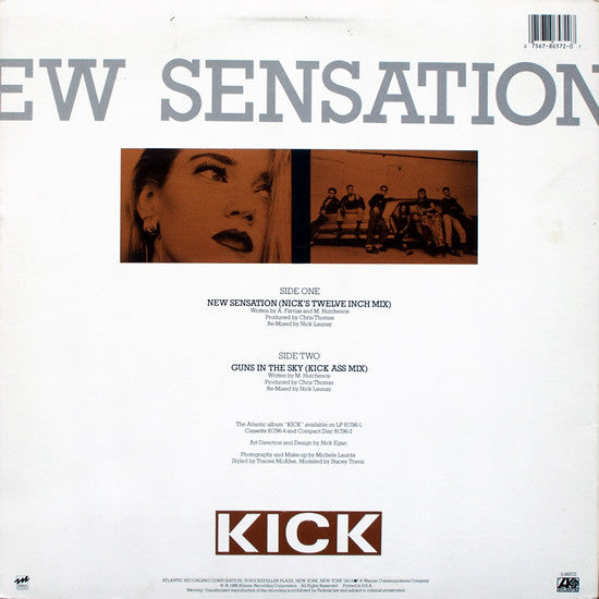 INXS : New Sensation (Nick Twelve Inch Mix) (12", Single, All)