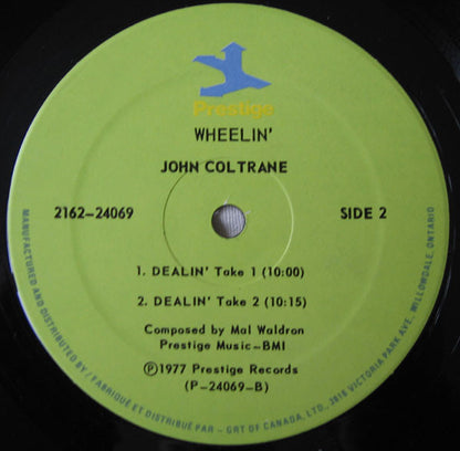 John Coltrane Featuring Paul Quinichette And Mal Waldron : Wheelin' (2xLP, Comp)