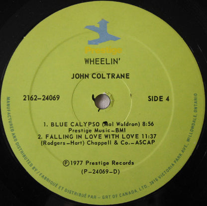 John Coltrane Featuring Paul Quinichette And Mal Waldron : Wheelin' (2xLP, Comp)